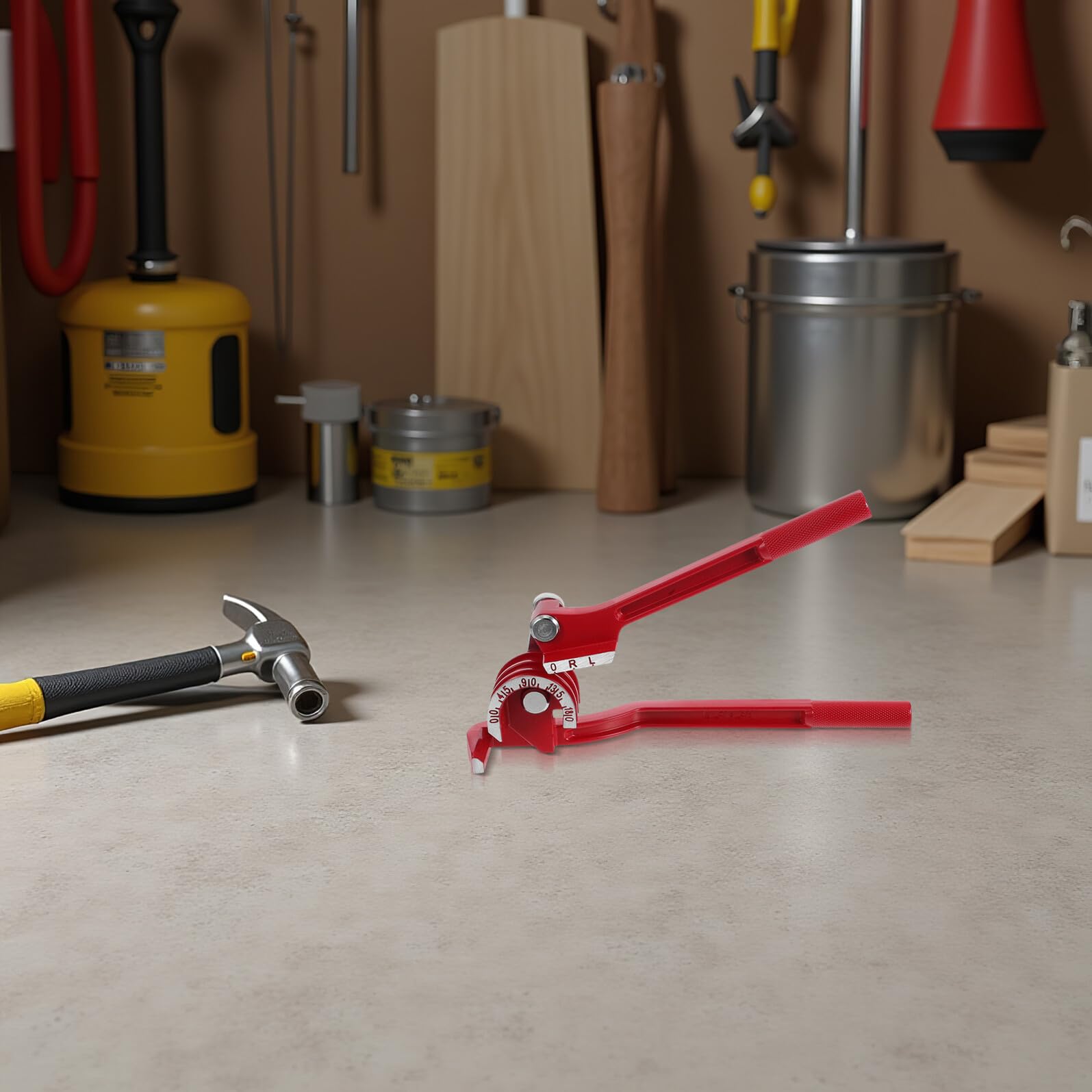 Utensili per Piegatura Alluminio Slot Piegatubi Manuali per Tubi in Rame e Alluminio Attrezzatura Portatile per HVAC e Aria Condizionata
