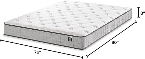 Miniatura 2 de ZINUS Colchón híbrido de gel refrescante de 8 pulgadas colchón de resortes interiores de parte superior apretada resortes de bolsillo con