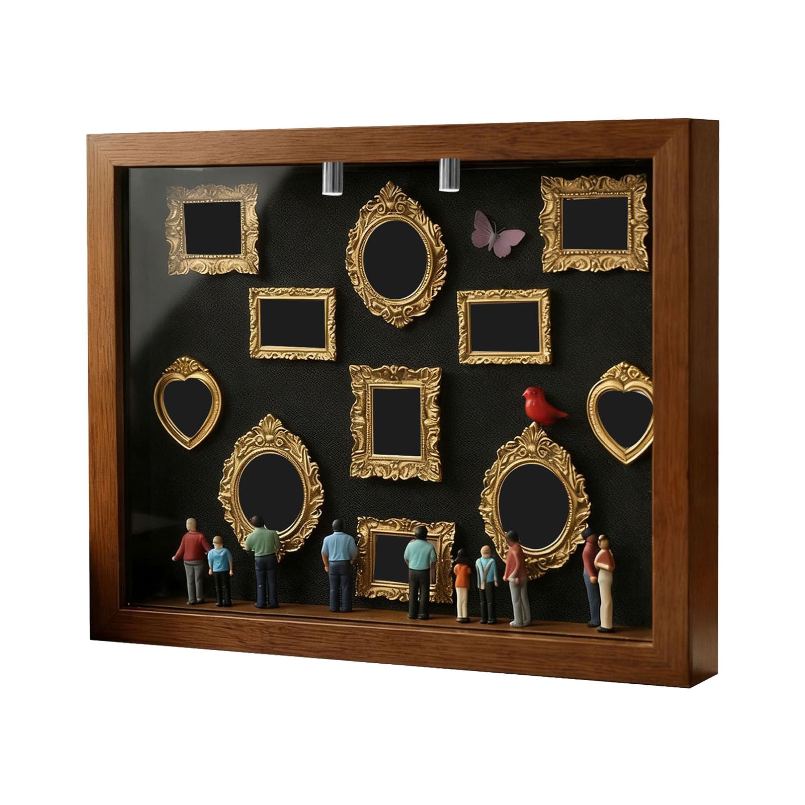 Elnwnnkc Diys Minis Museums Silhouetted Box Shadows Box Frame Personalize Shadows Frame Set