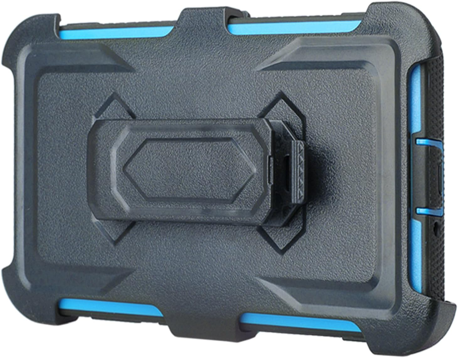 Galaxy Wireless] Compatible for ZTE ZMAX One (Z719DL) Case,ZTE Grand X4 Case,ZTE Blade Spark Z971 Case Shock Proof Heavy Duty Belt Clip Holster,Full Body Coverage [Built in Screen Protector] Blue