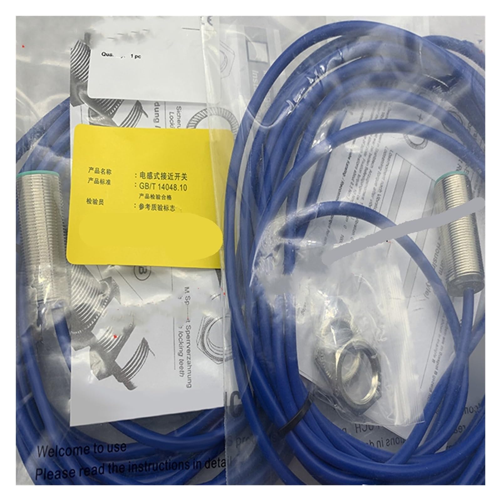 ELZNSQQK 3pcs Sensor NCB5-18GM40-NO NBN8-18GM40-NO(NCB5-18GM40-N0)
