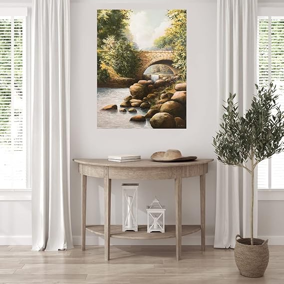 Fine Art Canvas Grant Park Canvas Wall Decor by Artist Bruce Nawrocke for Living Room, Bedroom, Bathroom, Kitchen, Office, Bar, Dining & Guest Room - Ready to Hang - 32 in x 43 in