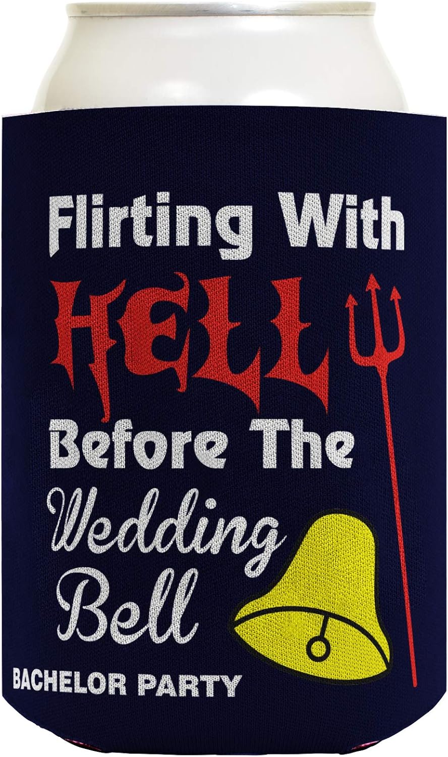 Bachelor Party Favors for Men Bachelor Party Coolie Gift Bundle Wedding Party 12-Pack Drink Can Coolers Party Pack