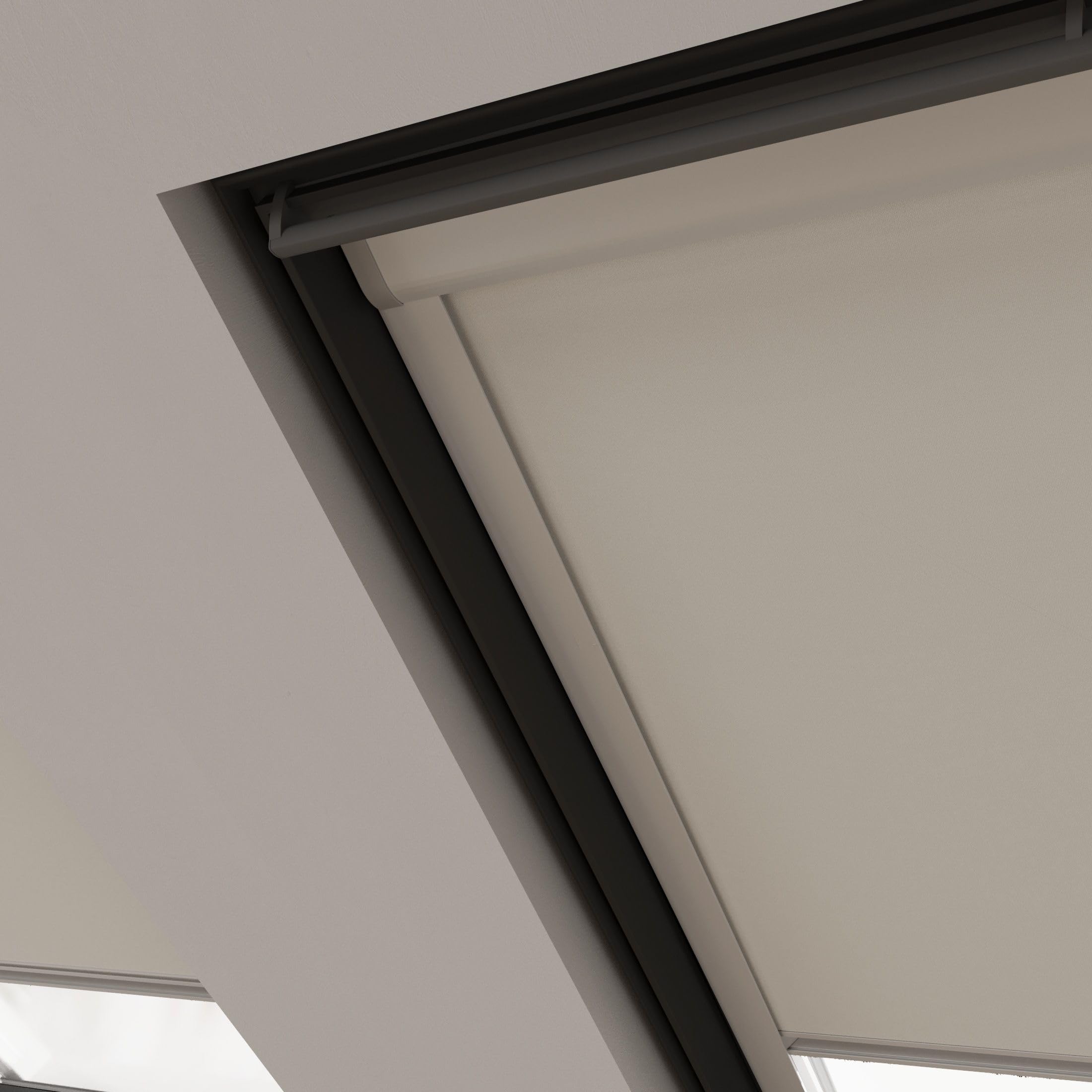 Cocoon Dachfenster Verdunkelung S06 - Kompatibel mit VELUX - Sand | Dachfenster Rollo mit Thermobeschichtung - 100% Verdunkelnd - Leichte EasyClick Montage - Kompatibel mit VELUX Dachfenstern