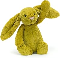 Vista 2 de Jellycat Bashful Zingy Bunny - Animal de peluche, tamaño mediano de 12 pulgadas, juguete de peluche de conejo y conejo, regalo clásico para niños