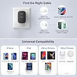 Dual USB C Charger Block,2Pack 20W Type C Charger with 6FT USB C to C Cable | Fast USB C Charging Block and Cord,USB C Wall Charger for iPhone 17/16/15 Pro Max/15/16 Pro/15/16 Plus/Pad Pro 12.9/11/Air