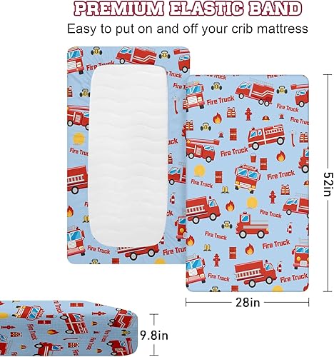 Miniatura 3 de Manta de doble capa para bebé con nombre personalizado, con patrón de camión de bomberos rojo, Manta de ropa de cama personalizada para Halloween,