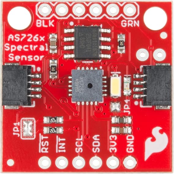 SparkFun Spectral Sensor Breakout - AS7263 NIR (Qwiic) - Near Infrared Sensor Communicates via I2C Interface and Serial Interface Using AT Commands Easy Hookup No Soldering Onboard LED