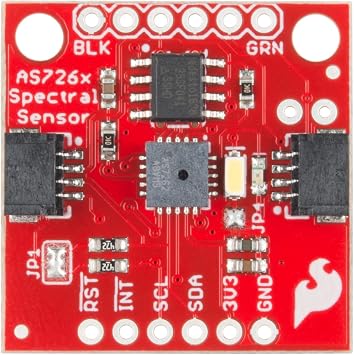 SparkFun Spectral Sensor Breakout - AS7263 NIR (Qwiic) - Near Infrared Sensor Communicates via I2C Interface and Serial Interface Using AT Commands Easy Hookup No Soldering Onboard LED