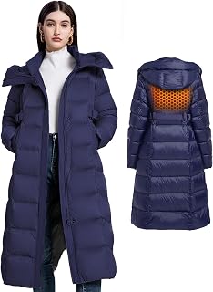 Women's Winter Full Length 800 Fill Duck Down Coat