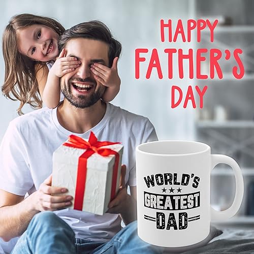 Miniatura 2 de Tazas para papá, Día del Padre, Worlds Best Cup, Worlds Greatest Dad Mug regalo para padre, cumpleaños, Navidad, papá, taza de café de parte del