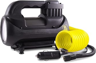Fix-a-Flat Tire Inflator, Pro Digital, Inflate Right Technology, includes LED light and quick connect hose, 3 min inflation