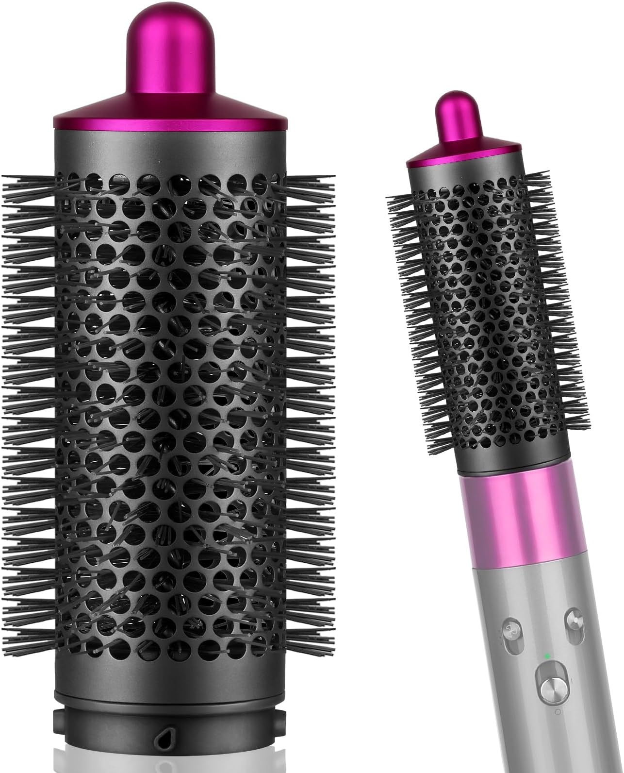 Round Brush Attachment for Dyson Air wrap Oval Round Volumizing Brush for Dyson Airwrap Accessories, Rose