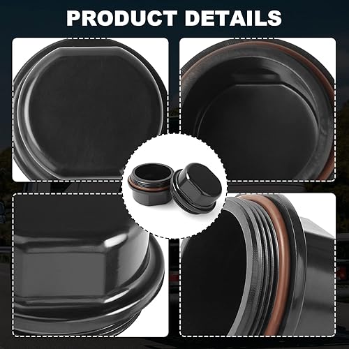 Miniatura 3 de Tapón antipolvo 81143 2 piezas compatible con Dexter Marine Product  Bujes de vórtice de ingeniería de amarre para K71-G01-73 21-261 Vortex Hub para