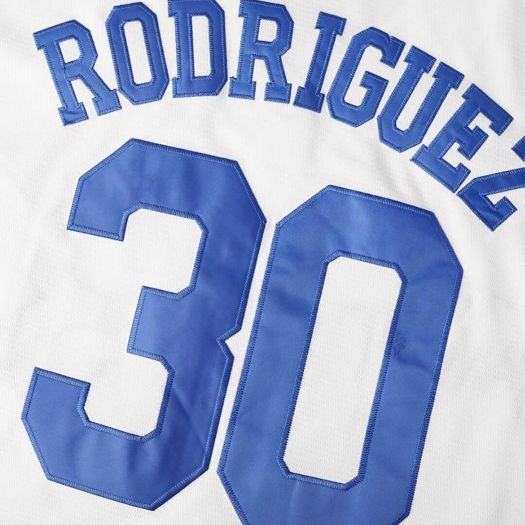 Youth The Sandlot Benny The Jet Rodriguez #30 Stitched Movie Kids Baseball Jerseys Sports Boys Shirts - Image 4