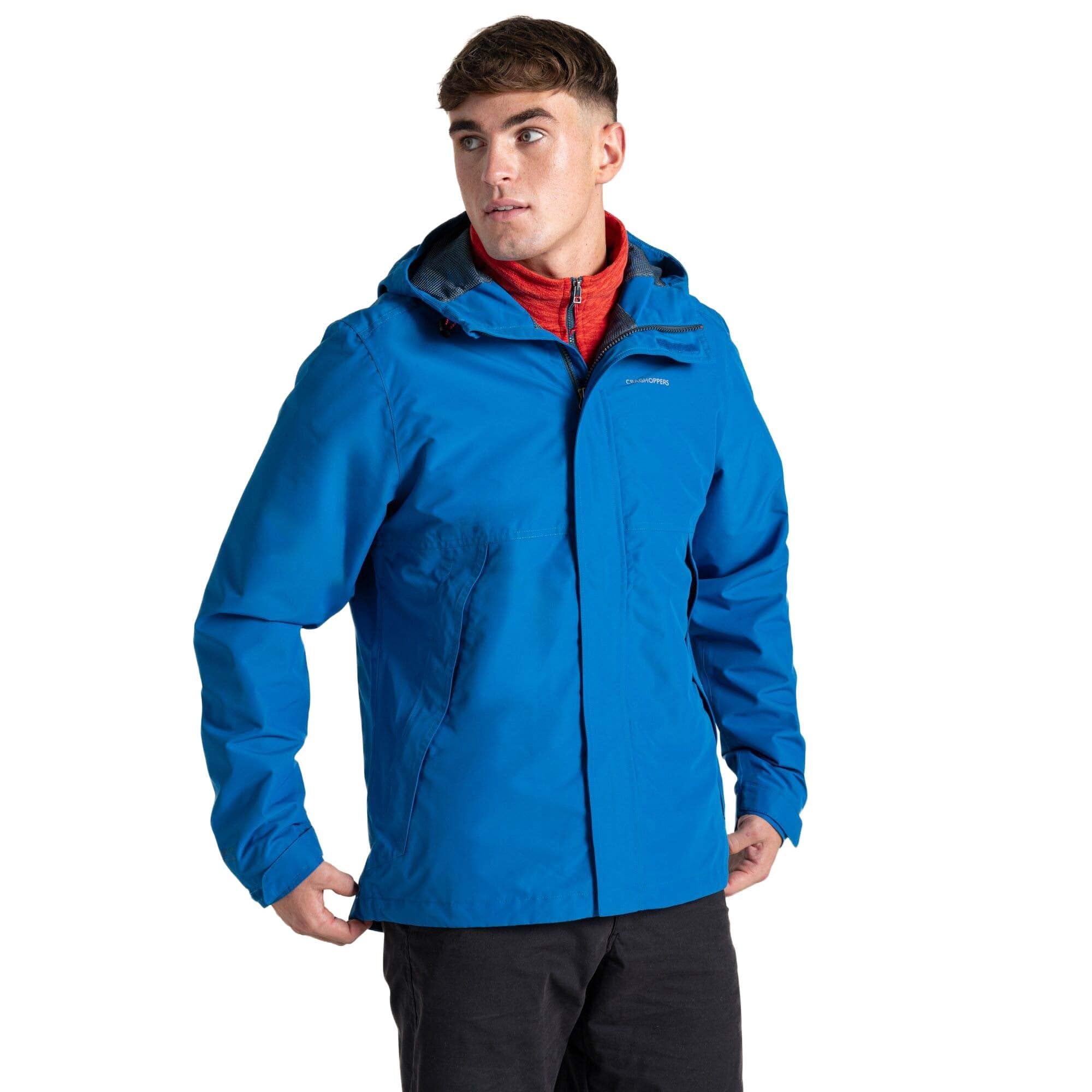 Craghoppers Men's Blue Waterproof Ossus Jacket Size: S