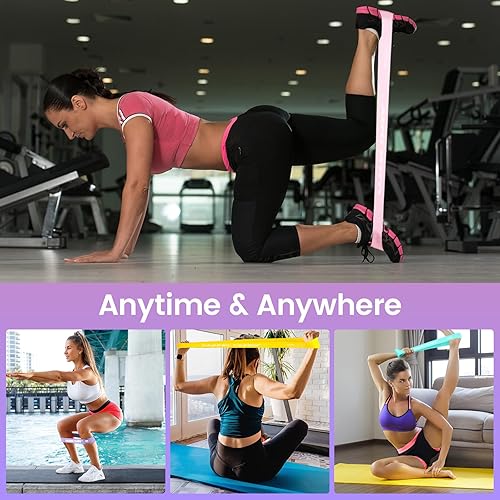 Miniatura 5 de Bandas de resistencia para hacer ejercicio, bandas de entrenamiento para hombres y mujeres, estiramiento corporal, entrenamiento de crossfit,