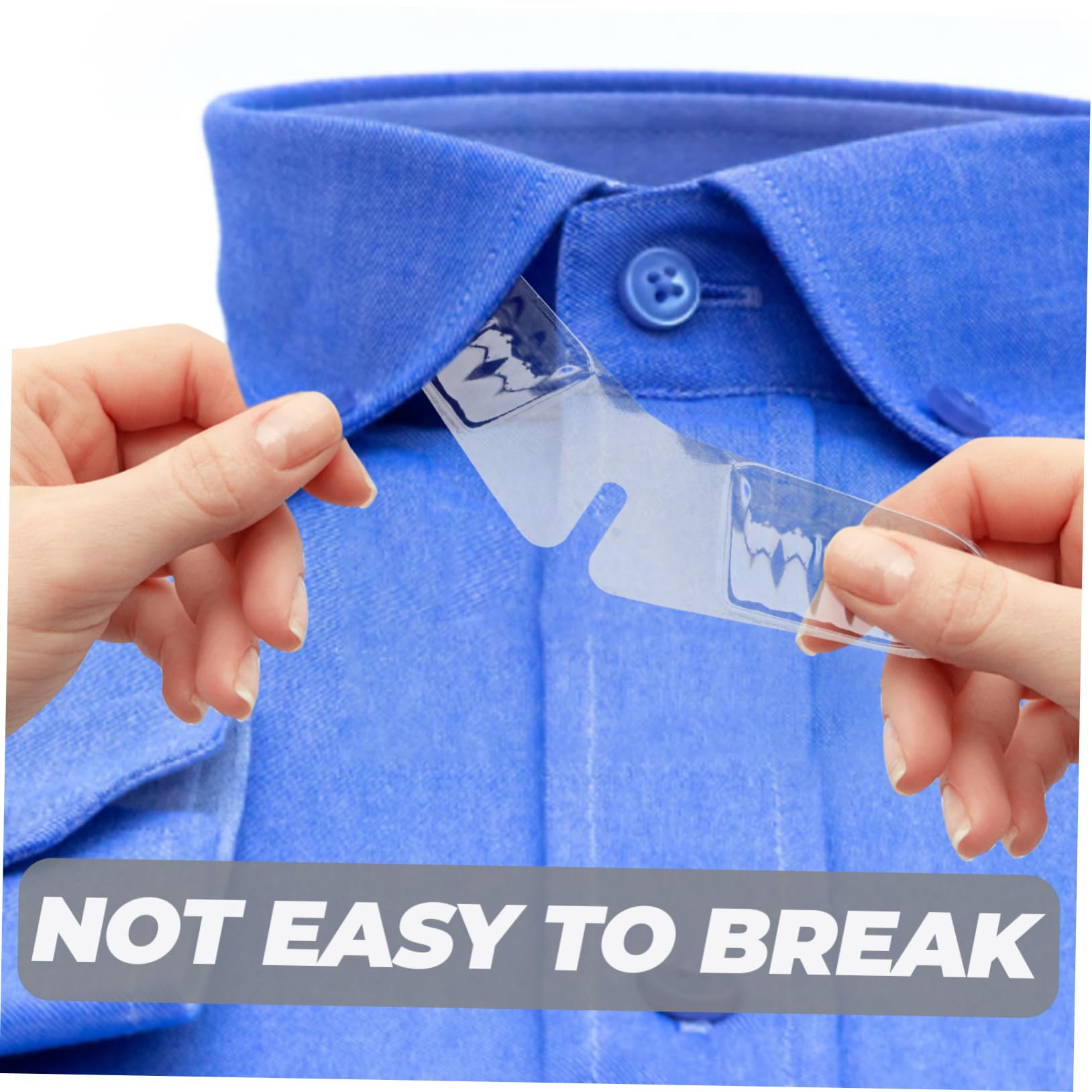 WOFASHPURET Shirt Collar Stays for Men's Dress Shirts 50 Pack Collar Support Inserts Collar Fixing Stays Collar Shapers for Men's Fashion