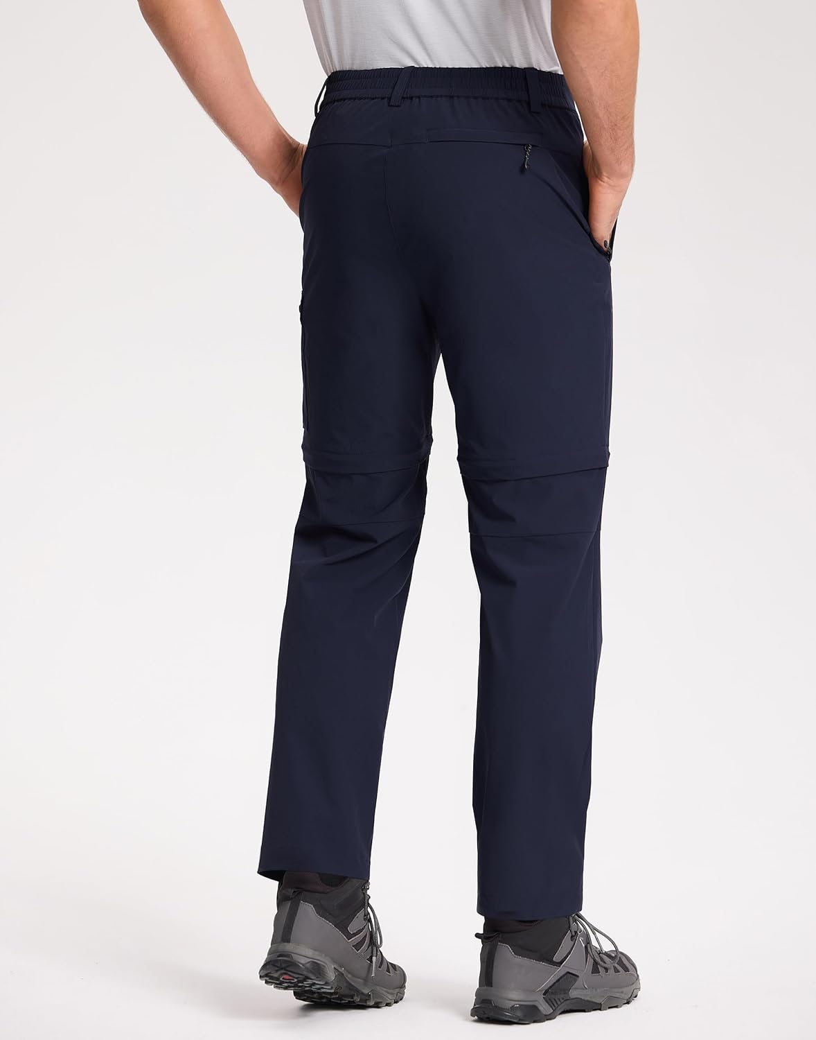 Pioneer Camp Mens Convertible Hiking Pants Quick-Dry Water-Resistant Lightweight Zip-Off Outdoor Cargo Pants Fishing Travel