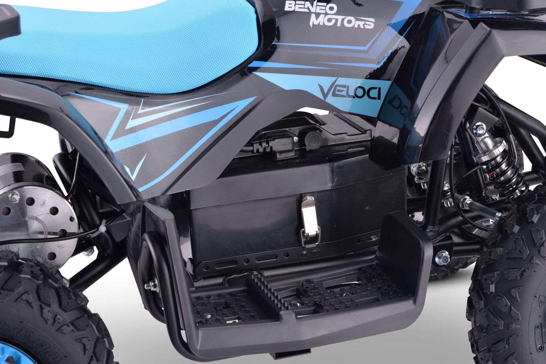 ATV - Mini Quad para niños Veloci Azul - 800 W 36 V a partir de 3 años