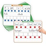 Aizweb 12 Pack Phonemic Awareness Dry Erase Board,9