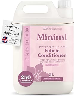 Miniml Natural Fabric Softener & Conditioner 5L Refill - Pink Dragonfrui...