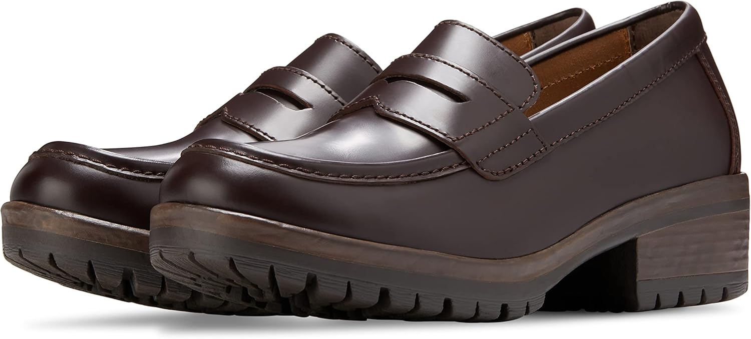 Eastland Women's Sonya Penny Loafer, Burgundy, 9.5