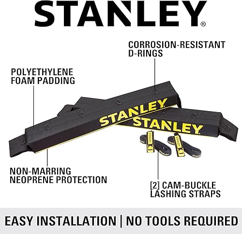 Miniatura 2 de STANLEY S4000 - Almohadilla universal suave para techo y portaequipajes con correas de amarre resistentes