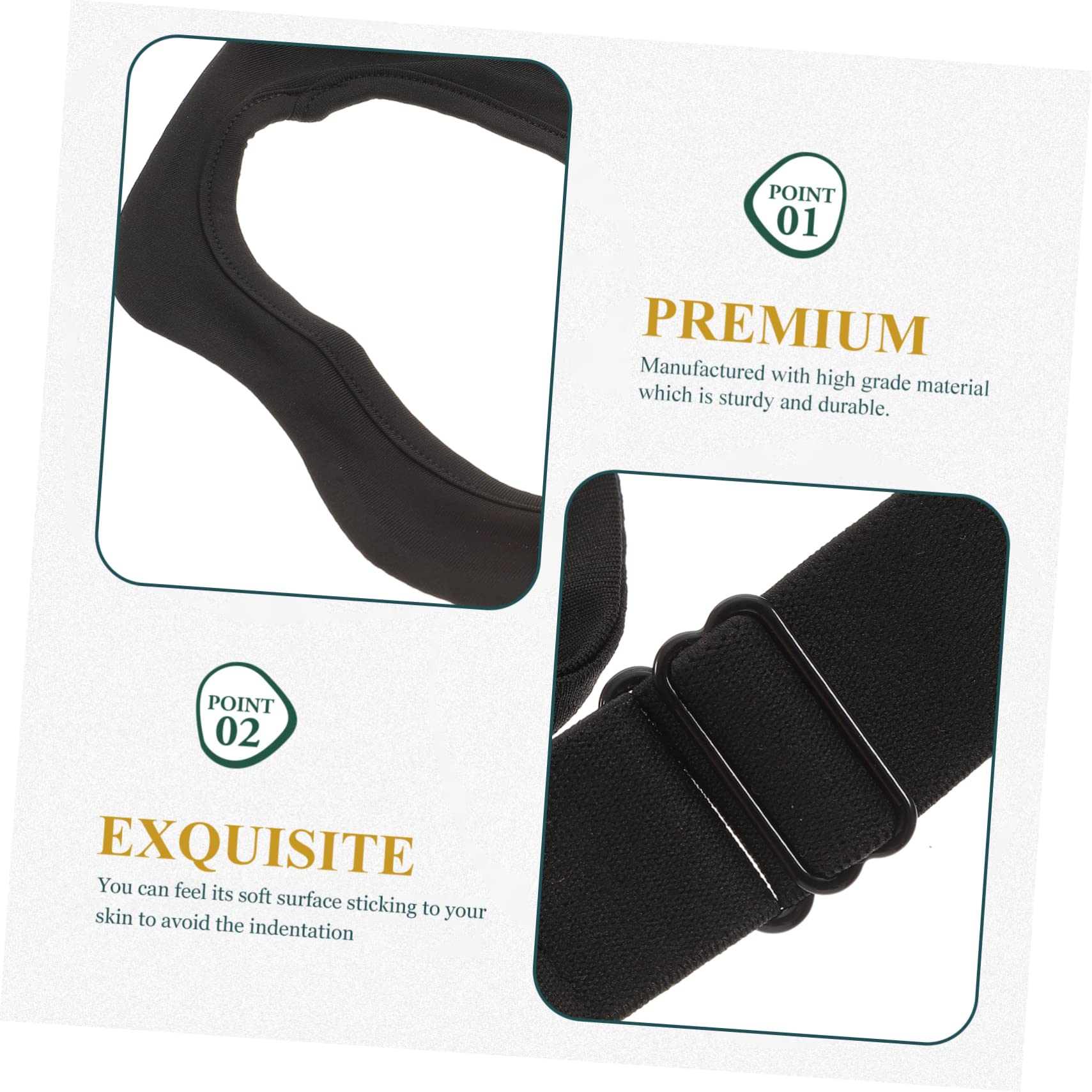 Housoutil 5 Piezas De De Ojos Elástica VR con Cubierta para Dormir para Auriculares VR con Acolchado Fácil De Usar Y Lavar.