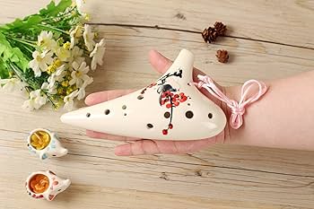 Amazon | TNG オカリナ 楽器 シングル [ 12穴 / アルト/釉薬 仕上げ