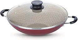 Wok de Alumínio com Revestimento Interno de Antiaderente, Tramontina, 20545732, Vermelho, Medio