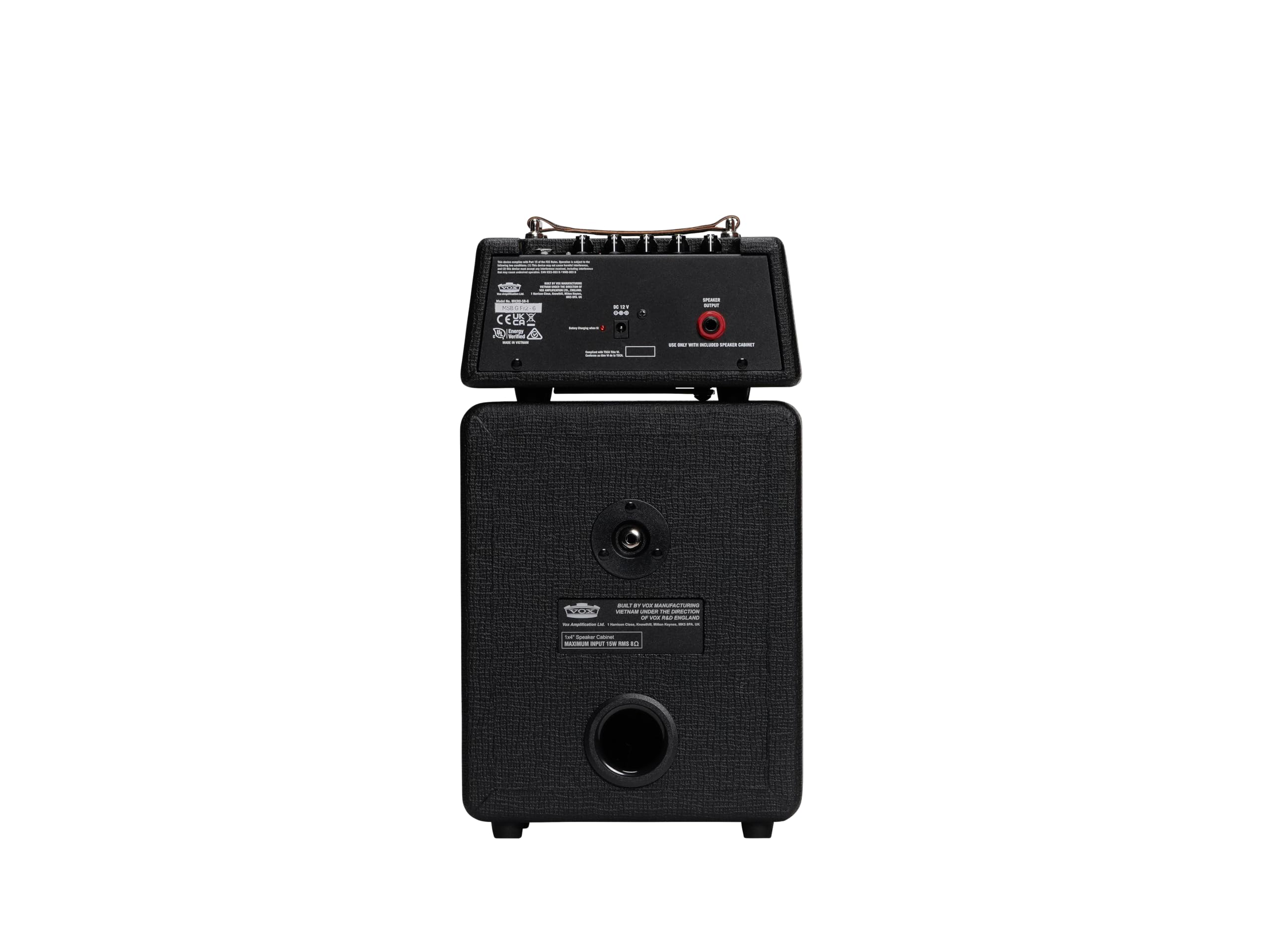 Vox - Micro SuperBeetle Gitarrenverstärker-Topteil und Lautsprecher mit Bluetooth
