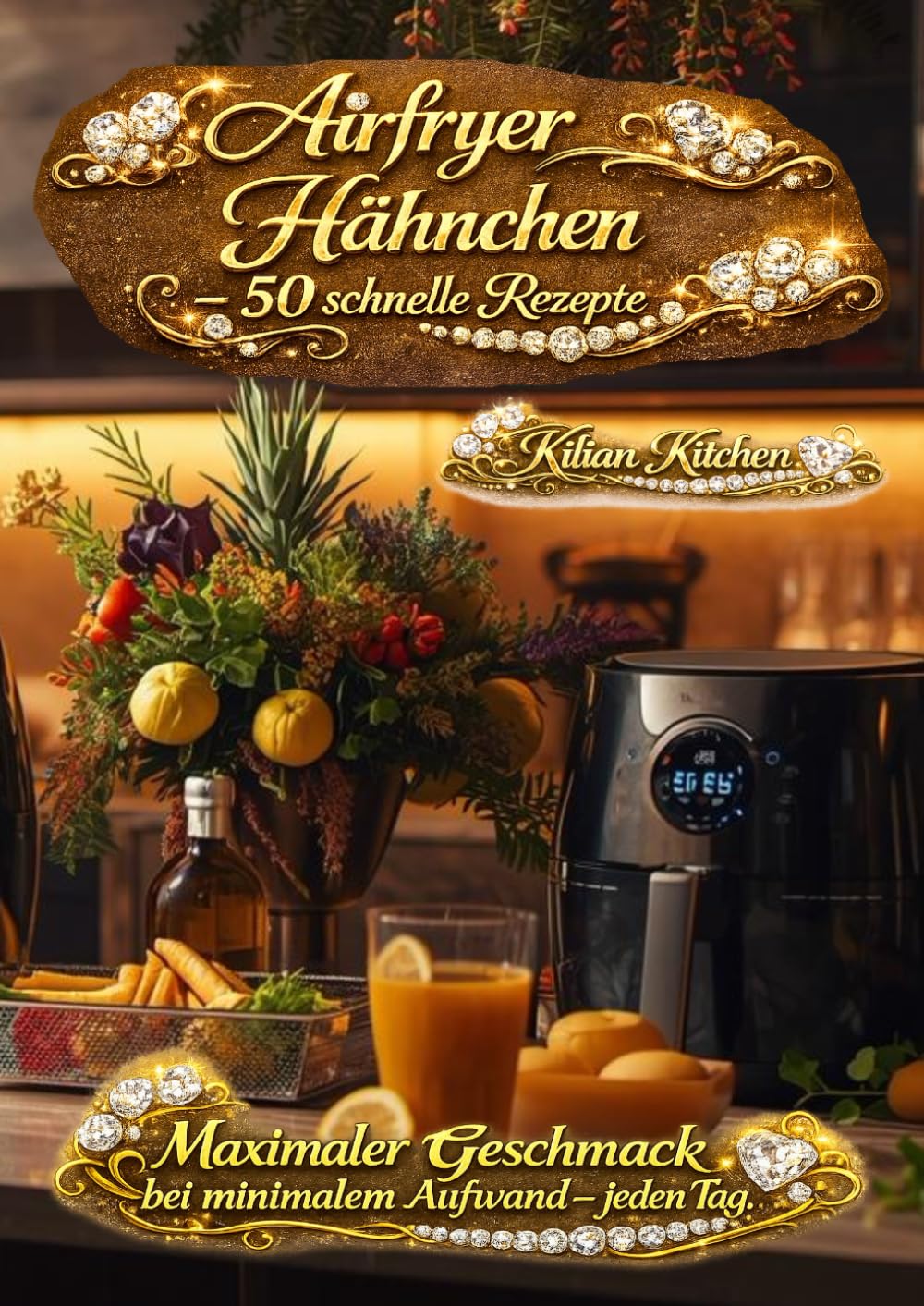 Airfryer Hähnchen: - 50 schnelle Rezepte (Airfryer/Heißluftfriteusen Rezepte)