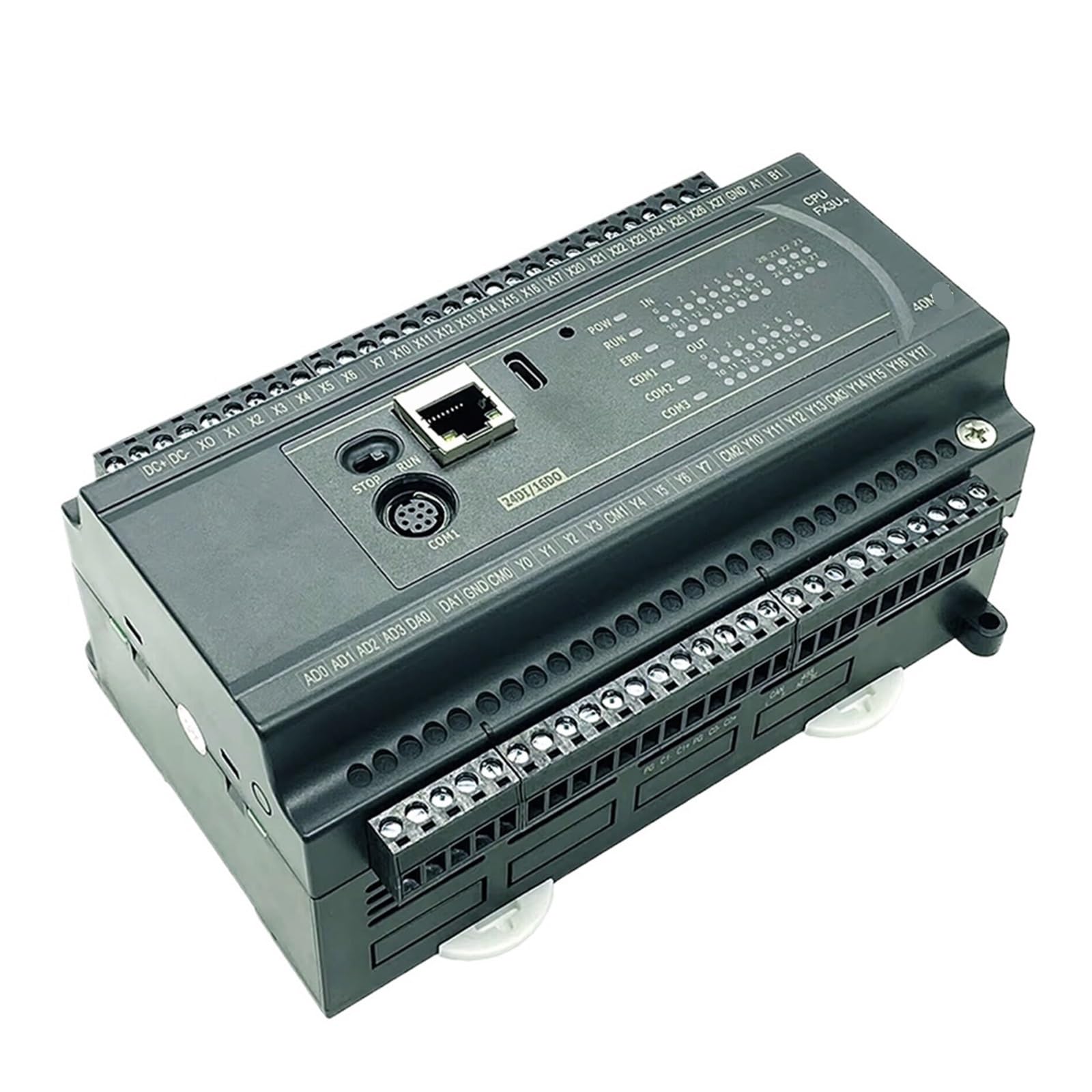 Controlador PLC, controlador lógico programable de salida de transistor de E/S FX3U-40/44/60/64MT(FX3U-40MT)