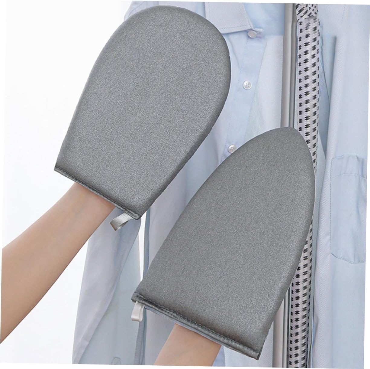 ULTECHNOVO 4sets Steamer Mitt Glove Ironing Glove for Handheld Steamer Garment Mitt Protective for Ironing Breathable 2pcs*4