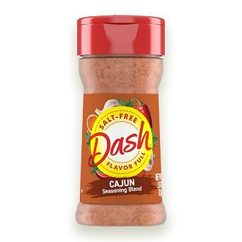 Dash Salt-Free Seasoning Blend, Cajun, 2.6 Ounce
