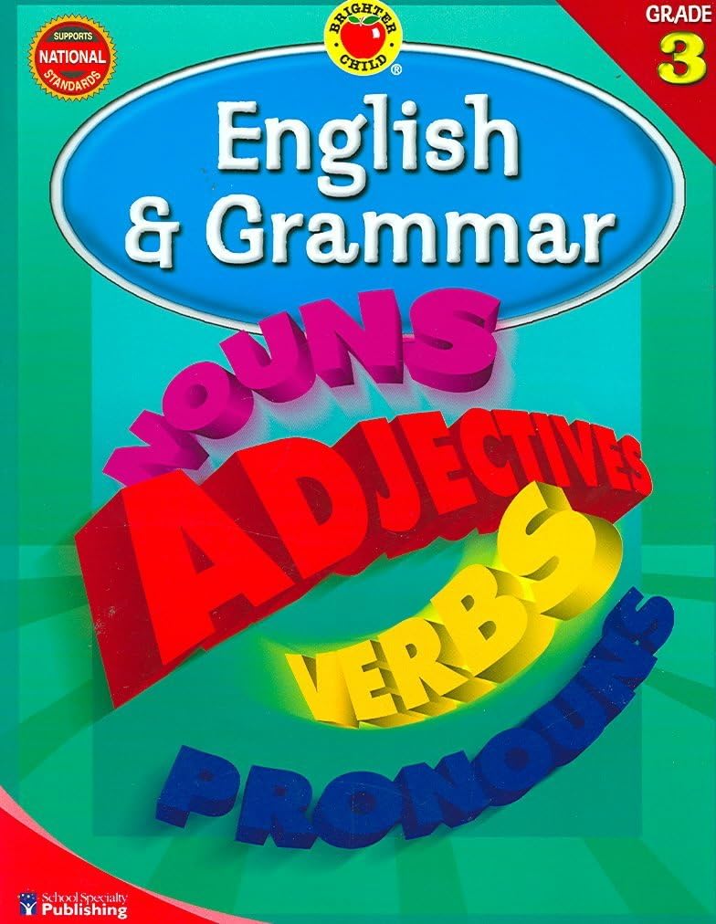 English & Grammar, Grade 3 (Brighter Child Workbooks) Paperback – May 1, 2006