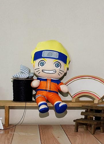 Miniatura 2 de Great Eastern Entertainment Naruto - Naruto Uzumaki Versión movible Peluche 8" H