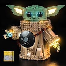 LocoLee Licht Kit kompatibel mit Lego Grogu, (kein Modell, nur Licht) Dekorative Beleuchtung Set Compatible with Lego 75446 Grogu Lehrling des Mandalorianers