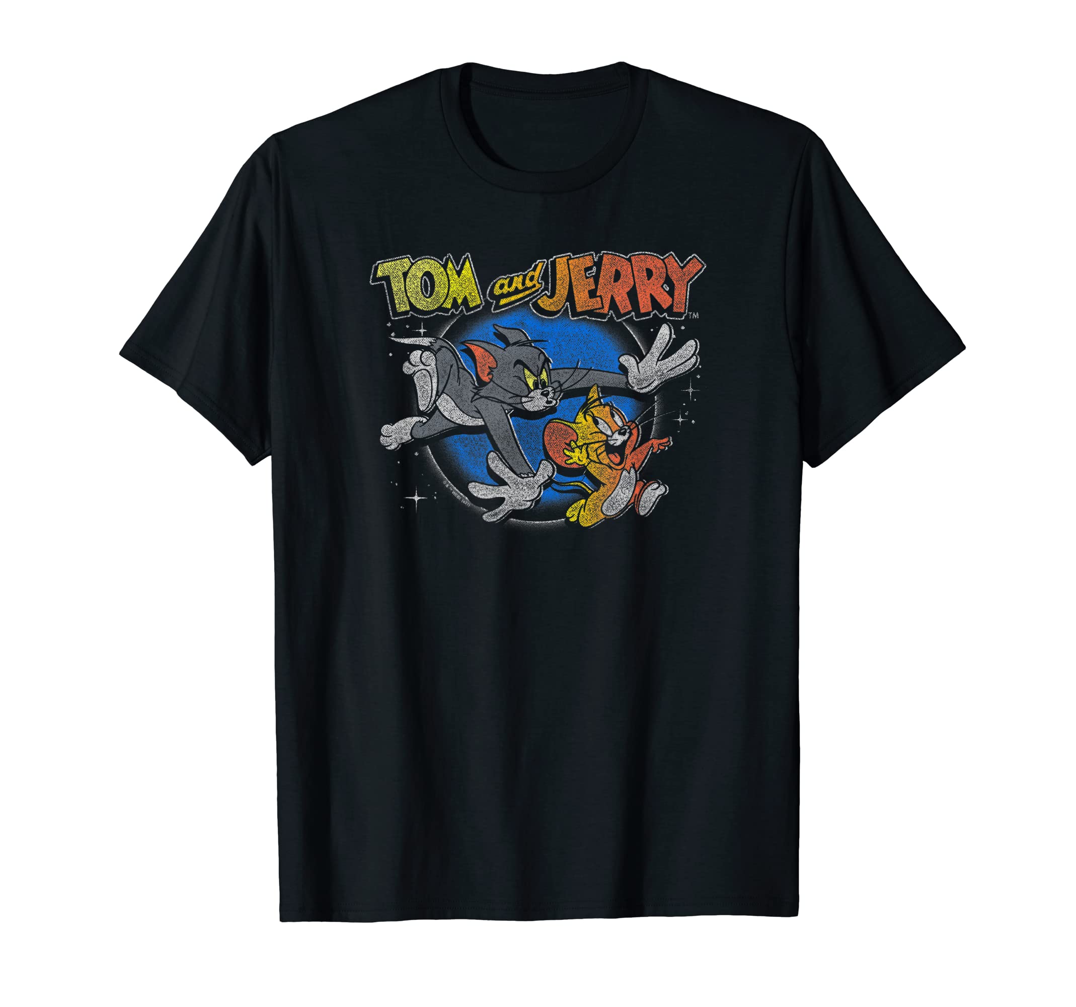 Tom and JerryChase Distressed T-Shirt