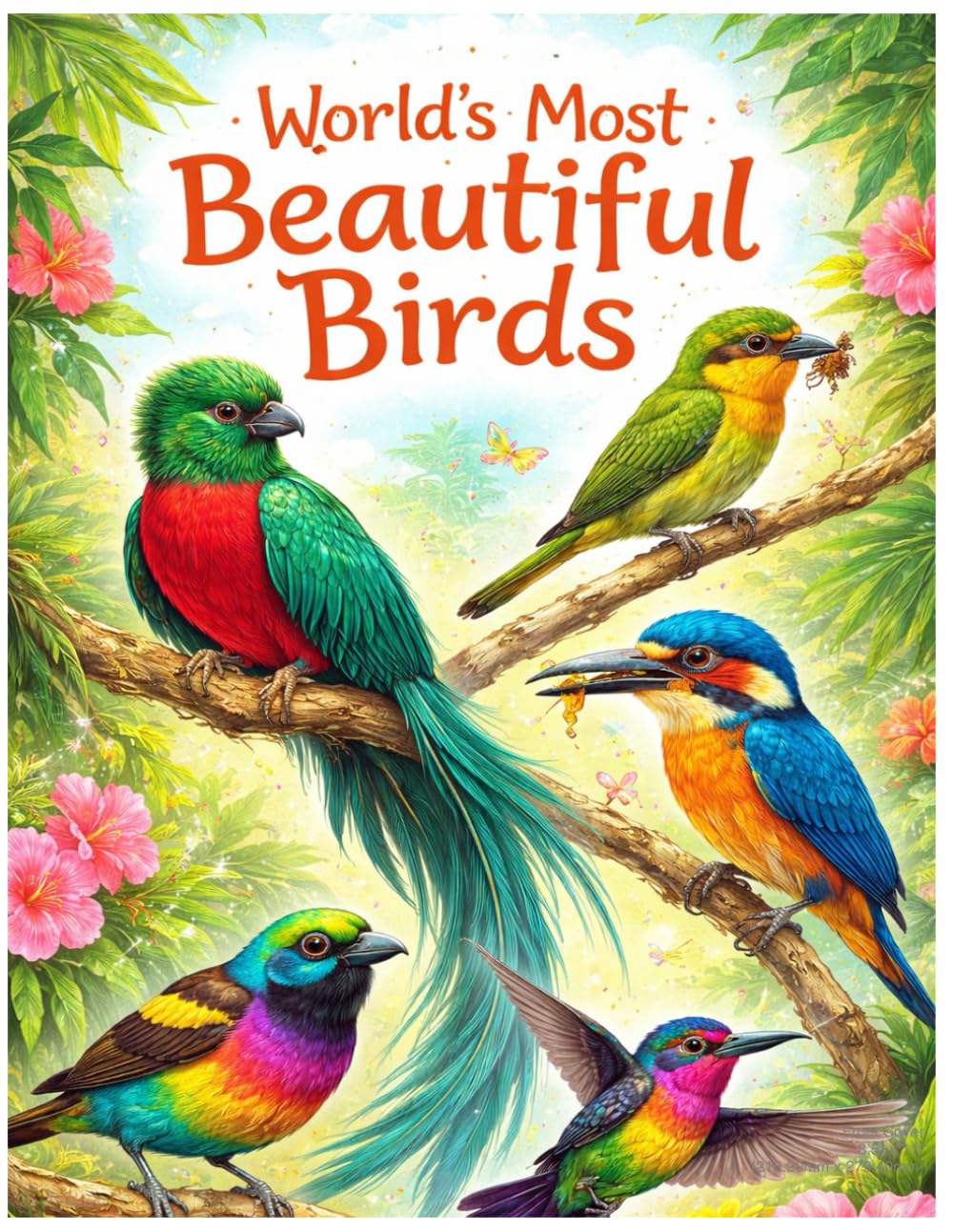 World's Most Beautiful Birds: Adult Coloring Book