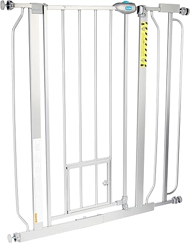 Miniatura 10 de Carlson - Puerta extra alta para mascotas con puerta pequeña para mascotas incluye kit de extensión de 4 pulgadas paquete de 4 kit de montaje a