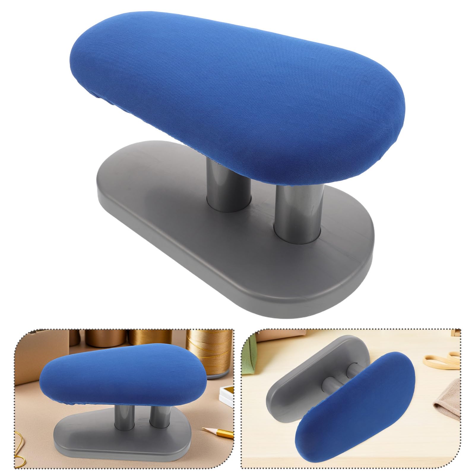 Healeved Asse da Stiro da Tavolo Piccolo con Rivestimento Resistente al Calore Mini Panca da Stiro Salvaspazio per Casa Compatta Poggiaferro Stabile per Stiratura Rapida di Tessuti