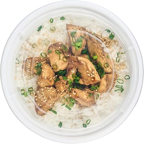 Miniatura 111 de Restaurantware Asporto - Cajas para llevar de 16 onzas, 50 recipientes de alimentos para llevar para microondas, tapas de plástico transparente Negro