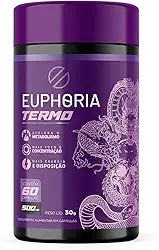 EuphoriaTermo Termogênico Hardcore Pré-Treino Cafeína e Laranja Moro