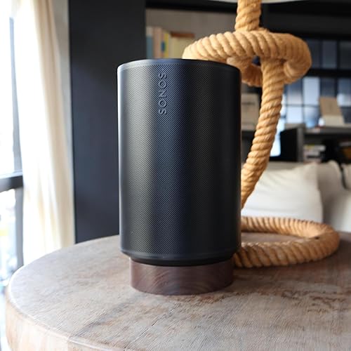 Miniatura 2 de Soporte de escritorio de madera para Sonos Era 100 Soporte de altavoz de escritorio - Sonos Era 100 Soporte para mesa, el soporte puede almacenar el