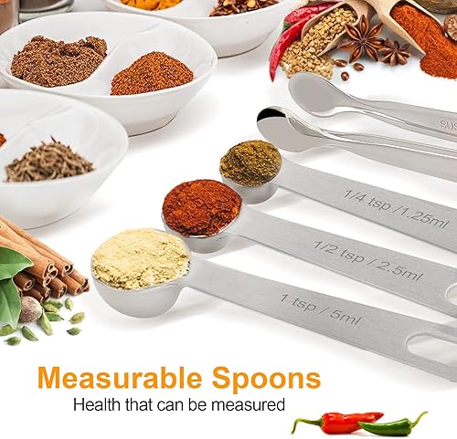 Miniatura 4 de Nucookery Juego de azúcar y crema de cerámica, azucarero con tapa y cucharas medidoras, jarra de crema de 8 onzas, color blanco