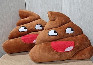 Lot de 2 coussins émoticônes très doux