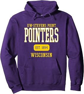 University of Wisconsin Stevens Point Est. Date Pullover Hoodie