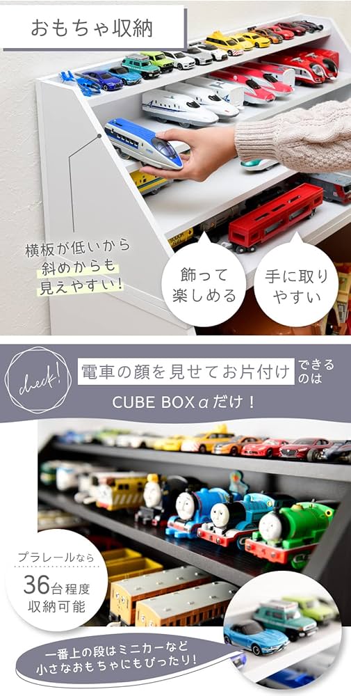 Amazon｜SemiSta 好きを飾ってお片付け 2WAY キューブボックスα ひな壇